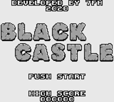 Black Castle (Homebrew) — Title screen